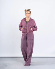 Acid-Wash Zip-Up Hoodie - Venti