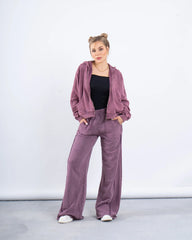 Acid-Wash Zip-Up Hoodie - Venti