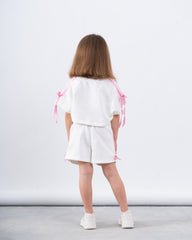 Ribbon-Detail Sporty Shorts