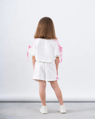 Ribbon-Detail Sporty Shorts - Venti