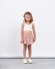 Sparkling Puffball Mini Skirt With Rhinestones - Venti
