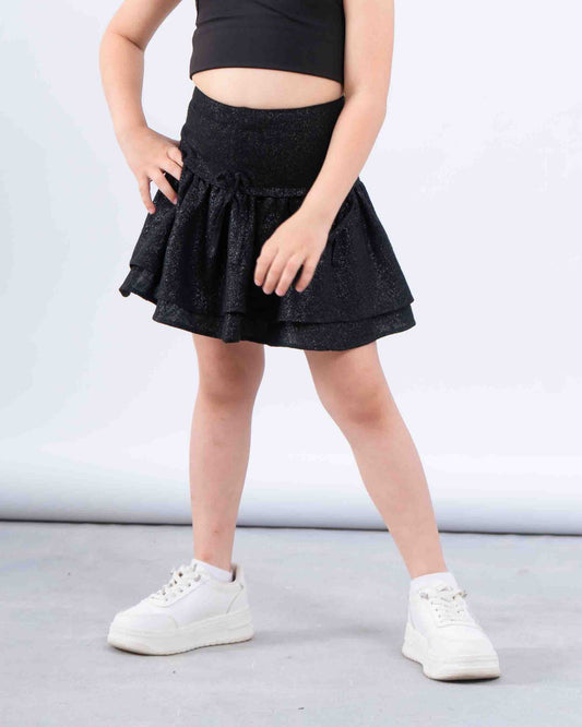 Sparkling Skirt With Bows