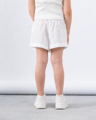 Side Tie Linen Skort