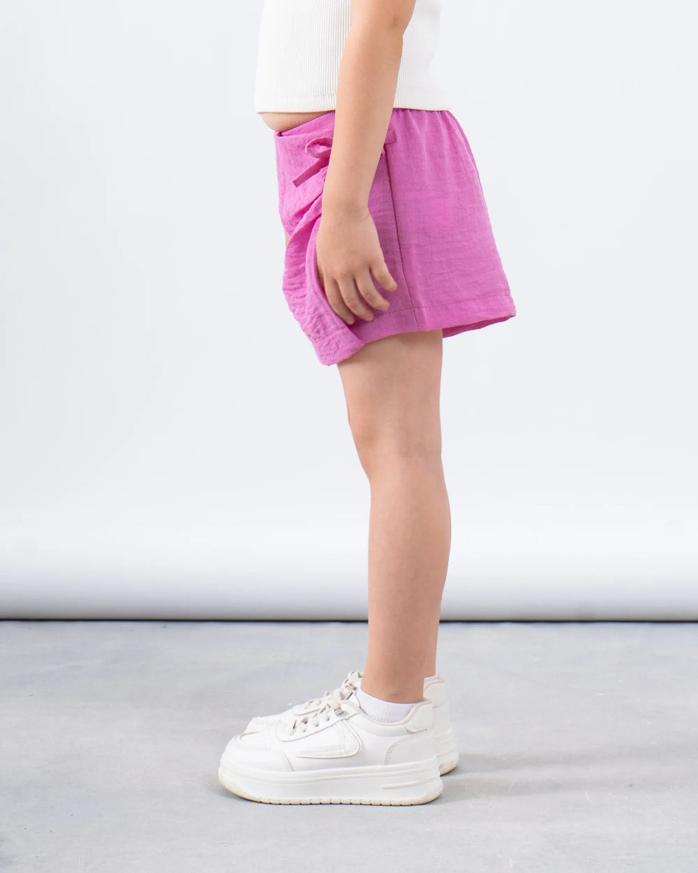 Side Tie Linen Skort - Venti