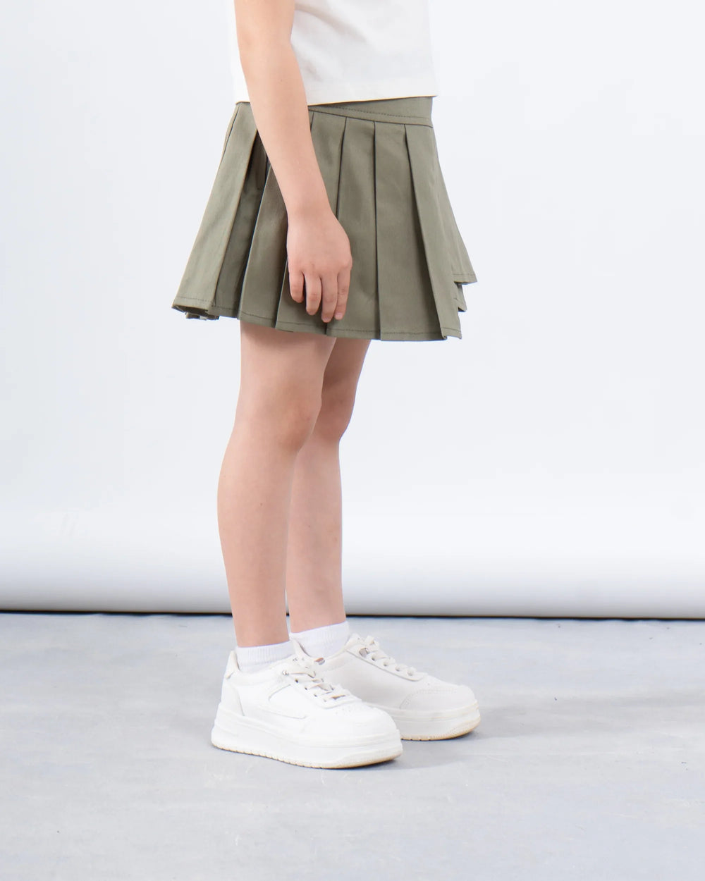 Twill Pleated Skirt - Venti