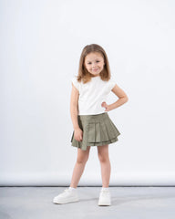 Twill Pleated Skirt - Venti