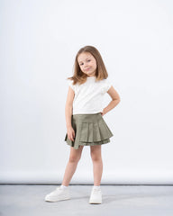 Twill Pleated Skirt - Venti