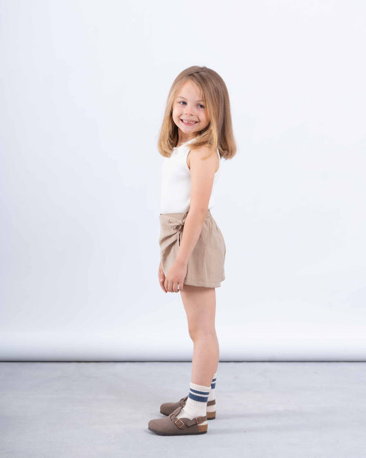 Side Tied Skort