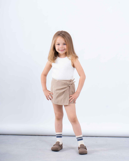 Side Tied Skort