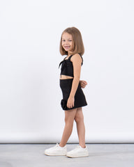 Mini Skirt With Pop-out Flower