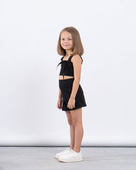 Mini Skirt With Pop-out Flower