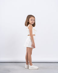 Mini Skirt With Pop-out Flower