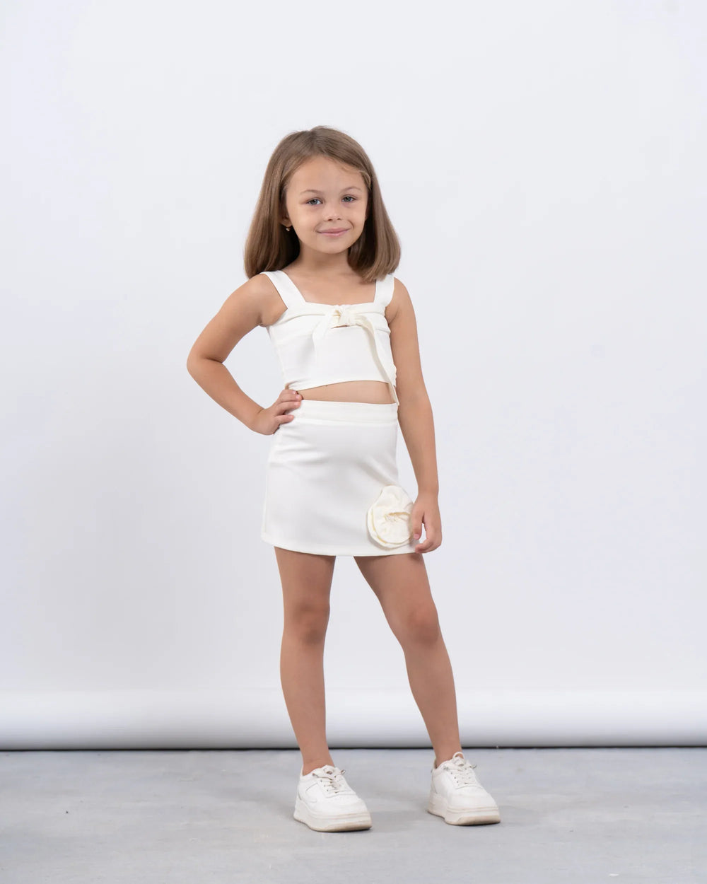 Mini Skirt With Pop-out Flower - Venti