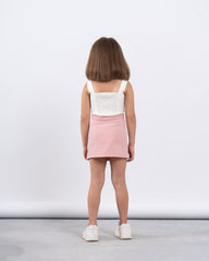 Mini Skirt With Pop-out Flower