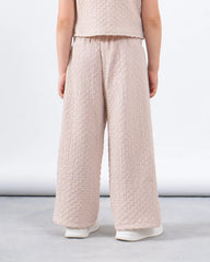 Crushed Textured Wide-Leg Pants - Venti