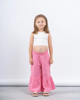 Ruffled Wide-Leg Pants - Venti