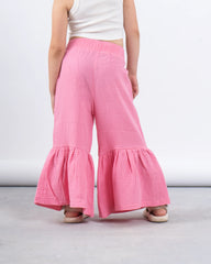 Ruffled Wide-Leg Pants - Venti