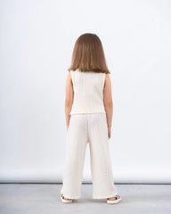 Crushed Textured Tie-Front Vest - Venti