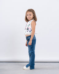 Embroidered Floral Vest