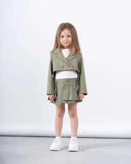 Twill Pleated Skirt - Venti