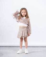 Fringes Cropped Blazer