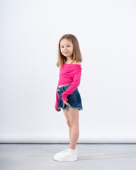 Draped Off-Shoulder Top