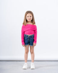 Draped Off-Shoulder Top