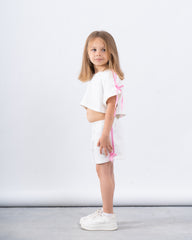 Ribbon-Detail Cropped Top