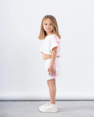 Ribbon-Detail Cropped Top - Venti