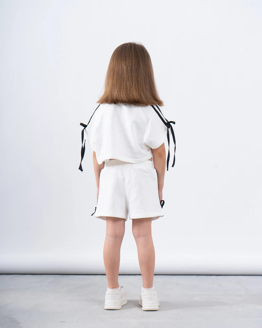 Ribbon-Detail Cropped Top - Venti