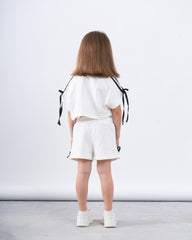 Ribbon-Detail Cropped Top