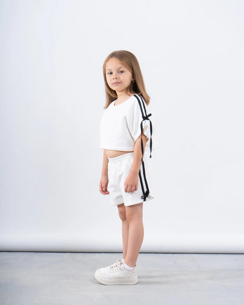 Ribbon-Detail Sporty Shorts - Venti