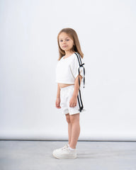 Ribbon-Detail Cropped Top - Venti