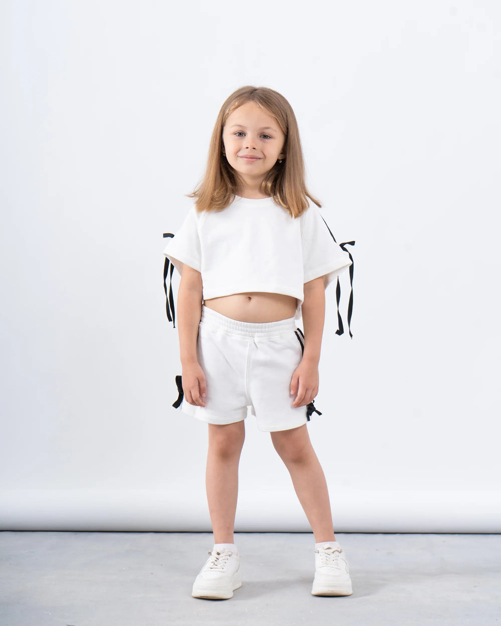 Ribbon-Detail Cropped Top - Venti