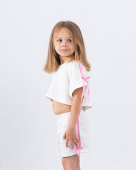 Ribbon-Detail Cropped Top