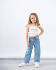 Ruffled Halter Crop Top - Venti