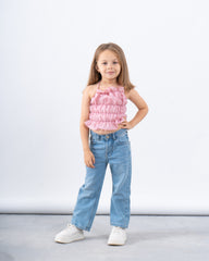 Ruffled Halter Crop Top