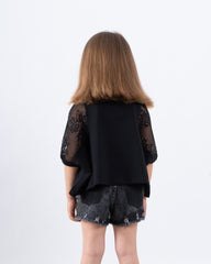 Lace Relaxed-Fit Top