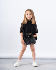 Lace Relaxed-Fit Top