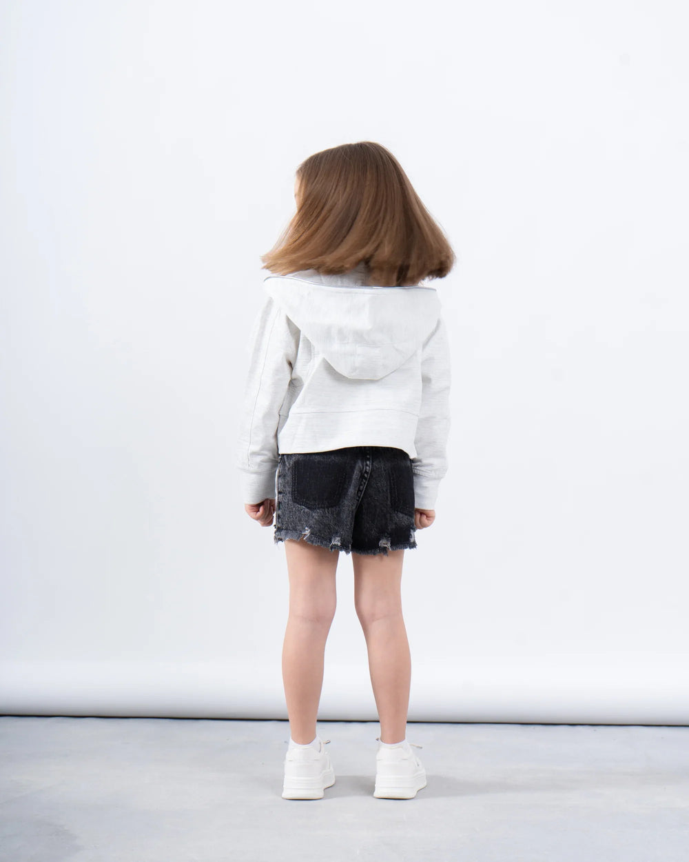 Zip-Up Glitter Hoodie - Venti