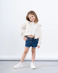 Zip-Up Glitter Hoodie - Venti