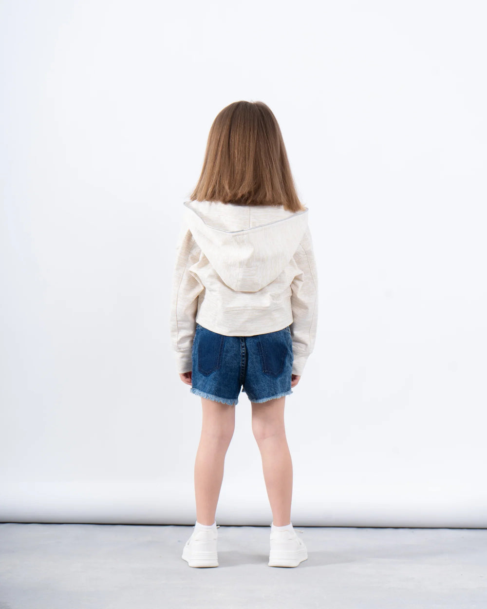 Zip-Up Glitter Hoodie - Venti