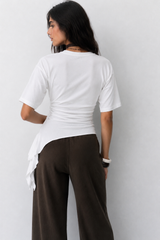 Women assymetric tshirt