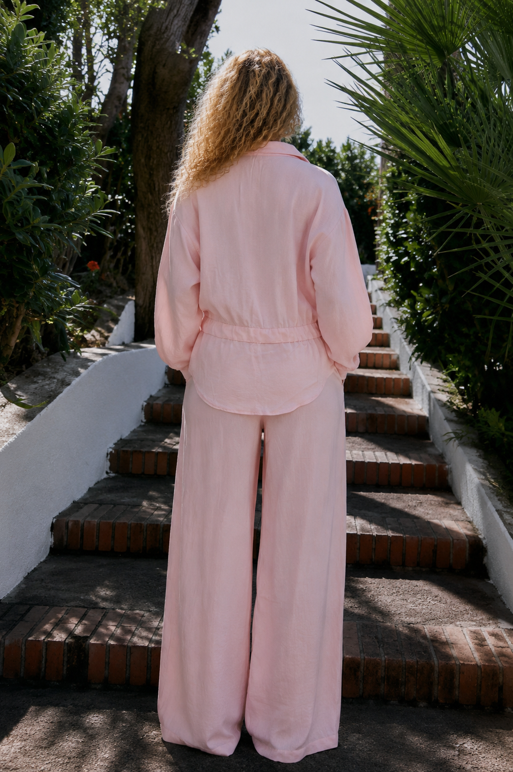 Women drawstring waist