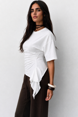 Women assymetric tshirt
