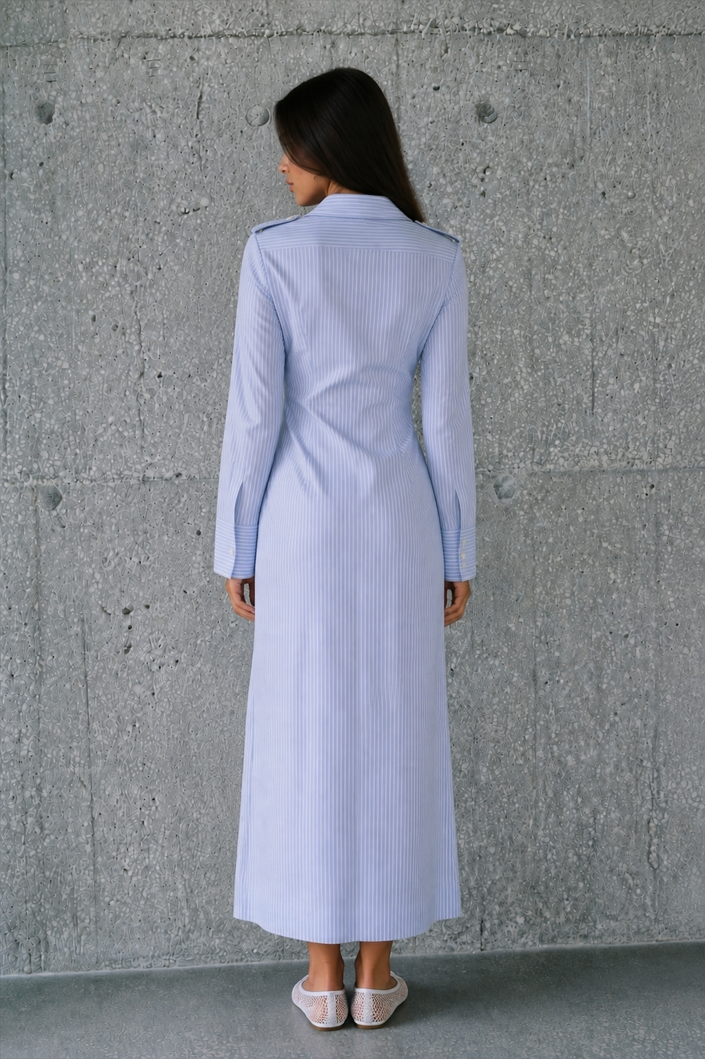 Women sparkled shirt dress