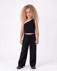 Open Work Linen Pants