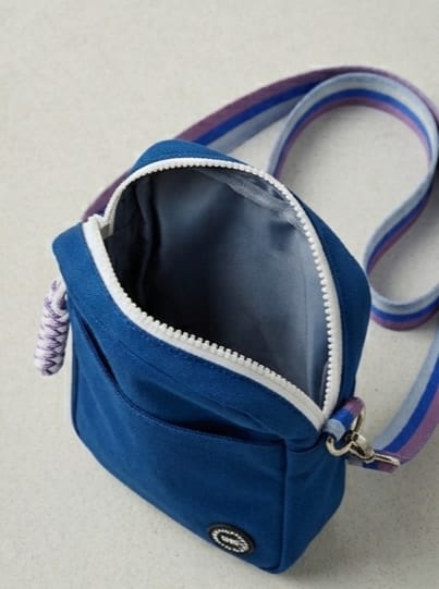 True Blue/Grey Cross Body
