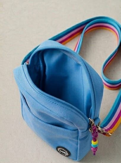 Blue/Fuchia Cross Body