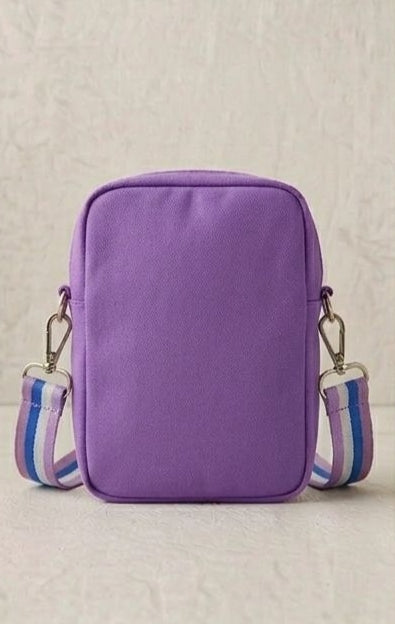 Lilac/grey Cross Body Bags